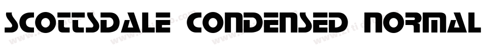 Scottsdale Condensed Normal字体转换